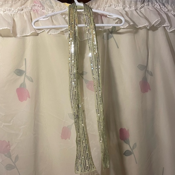 Sparkly Rhinestone Scarf - Picture 1 of 2